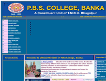 Tablet Screenshot of pbscollegebanka.org